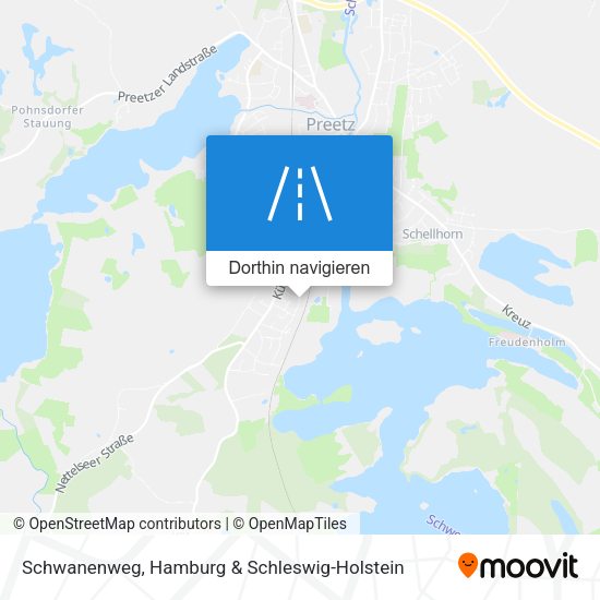 Schwanenweg Karte