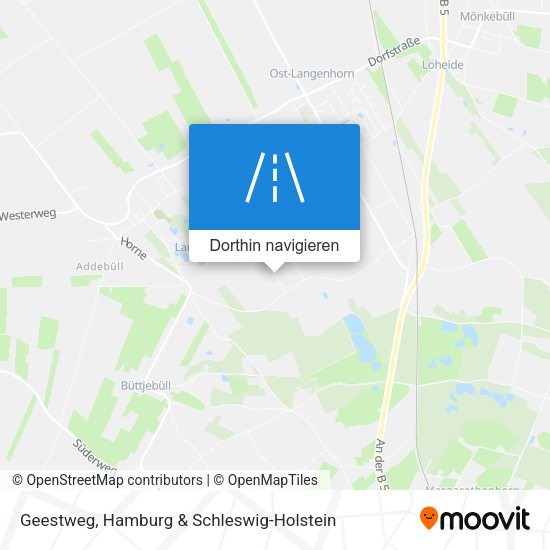 Geestweg Karte