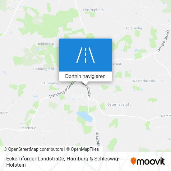 Eckernförder Landstraße Karte