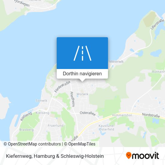 Kiefernweg Karte