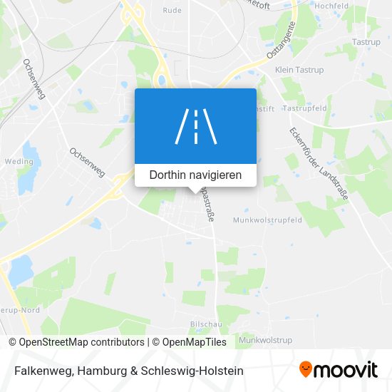 Falkenweg Karte