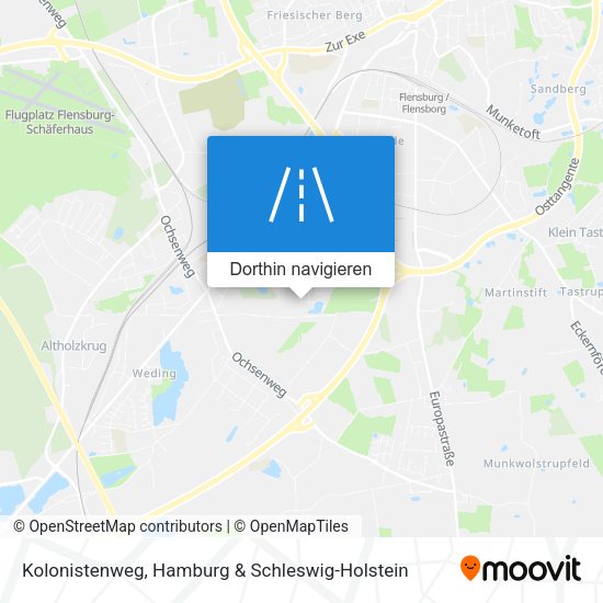 Kolonistenweg Karte