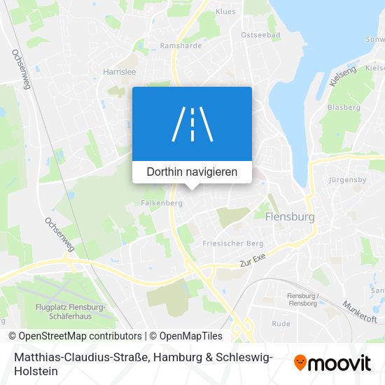 Matthias-Claudius-Straße Karte