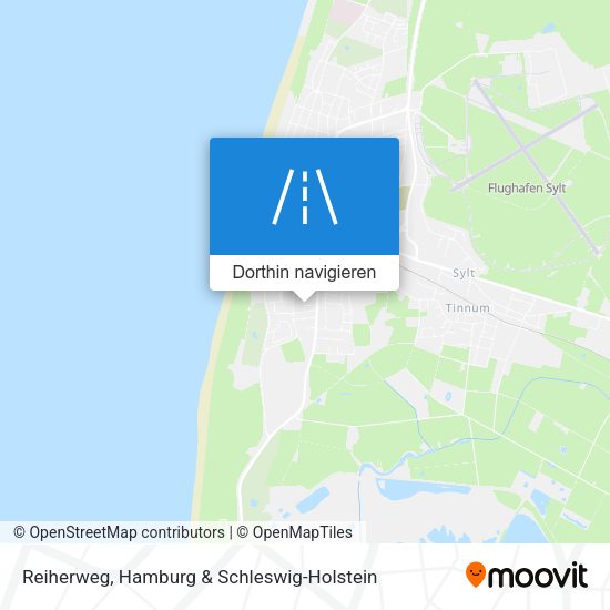 Reiherweg Karte