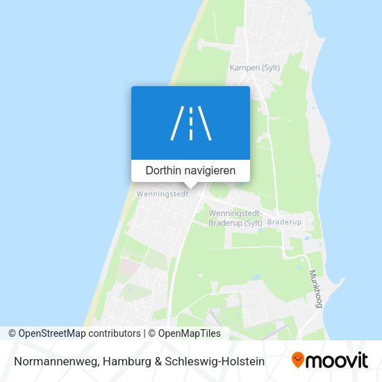 Normannenweg Karte