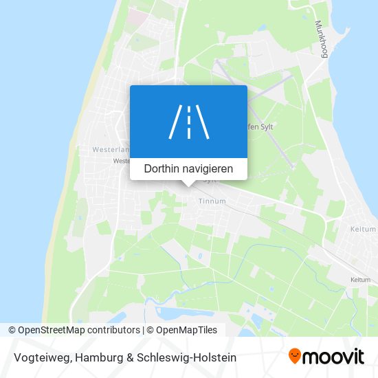 Vogteiweg Karte