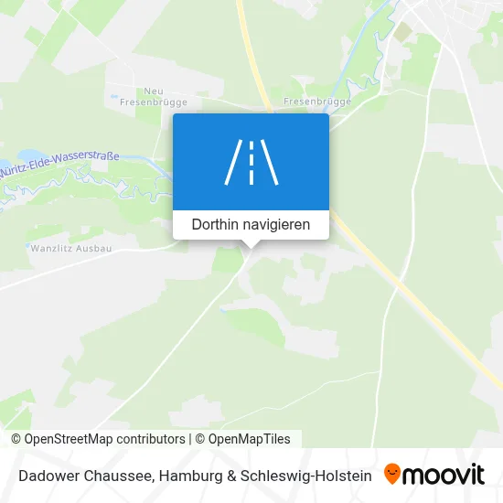 Dadower Chaussee Karte