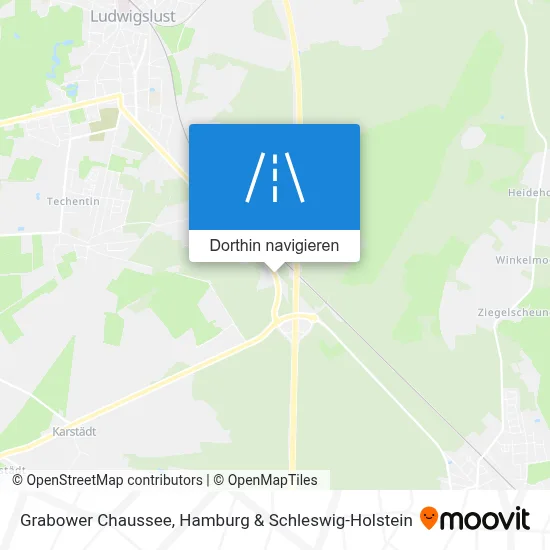 Grabower Chaussee Karte