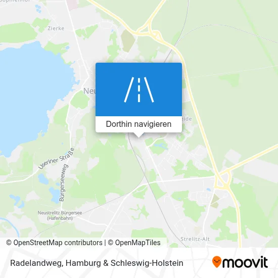 Radelandweg Karte