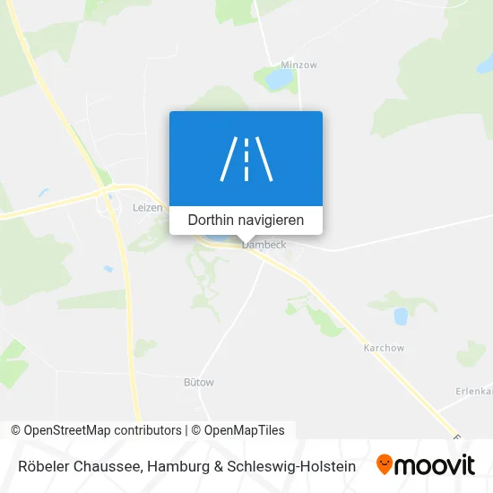 Röbeler Chaussee Karte