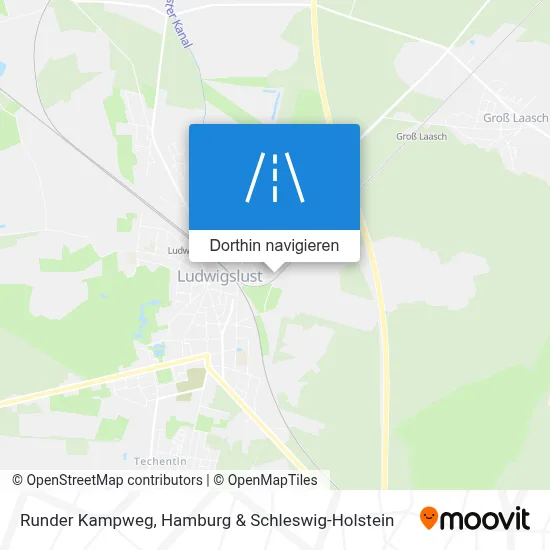 Runder Kampweg Karte