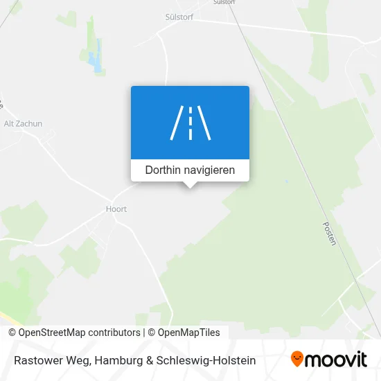 Rastower Weg Karte