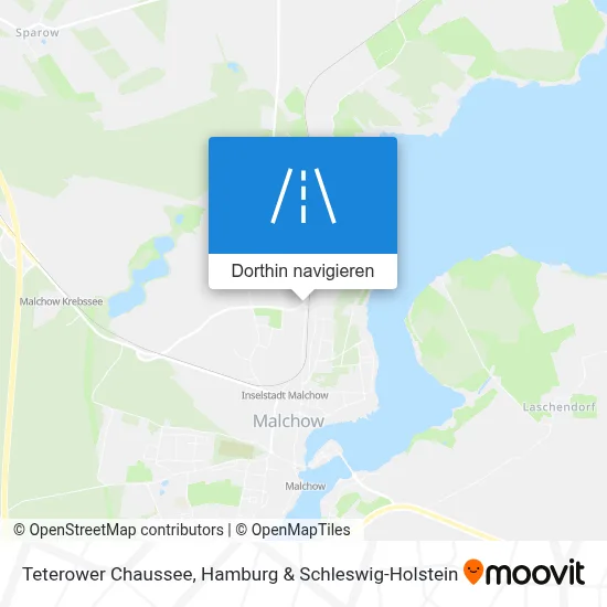 Teterower Chaussee Karte