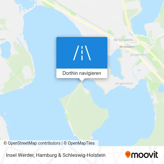 Insel Werder Karte