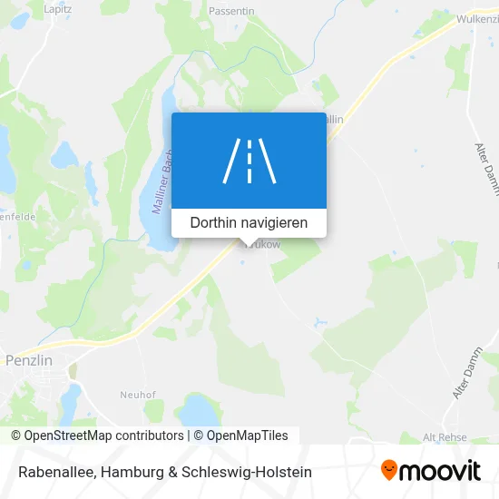 Rabenallee Karte