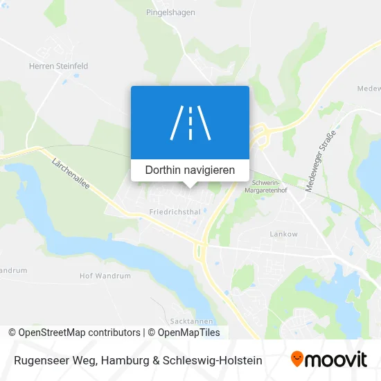 Rugenseer Weg Karte