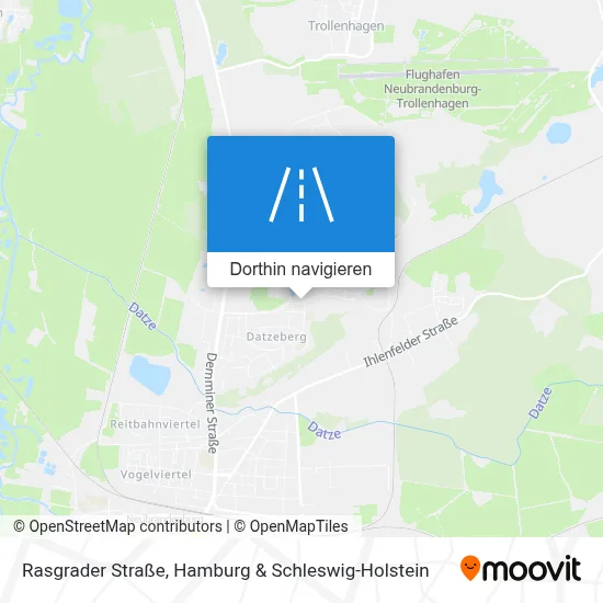 Rasgrader Straße Karte