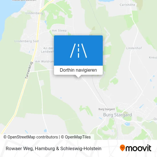 Rowaer Weg Karte