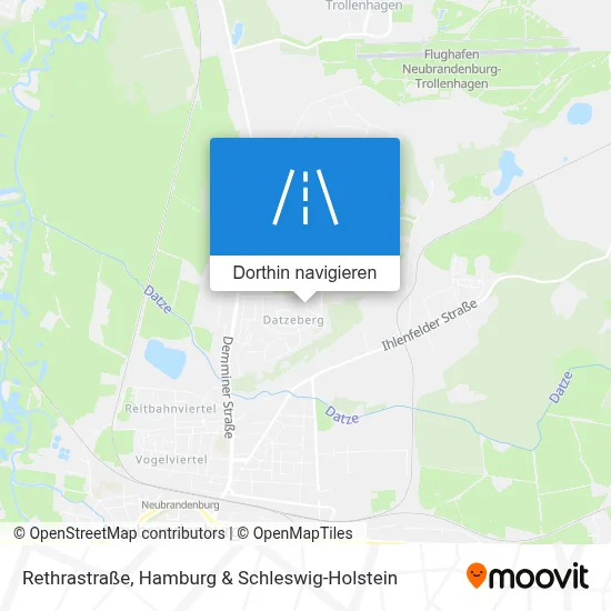 Rethrastraße Karte