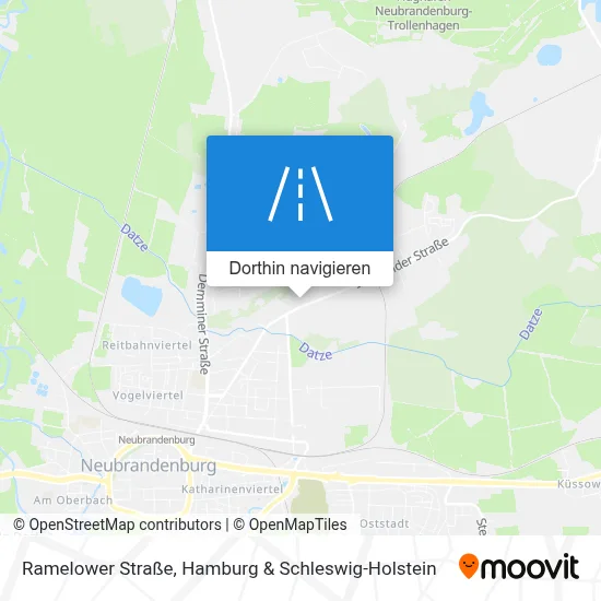 Ramelower Straße Karte