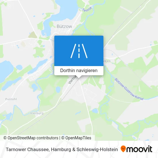 Tarnower Chaussee Karte