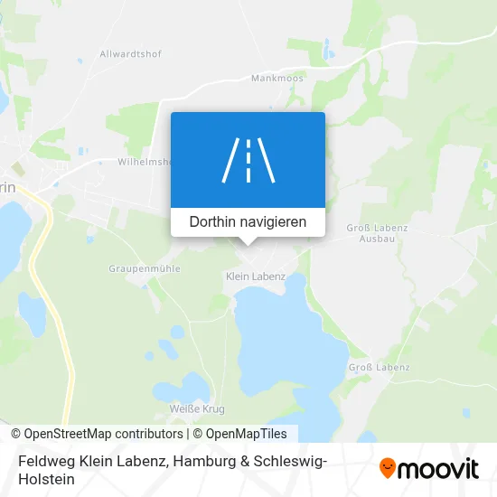 Feldweg Klein Labenz Karte