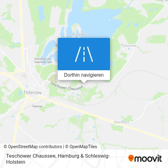 Teschower Chaussee Karte