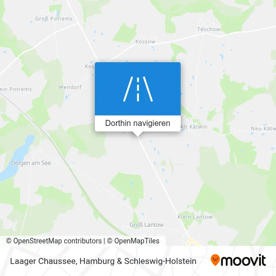 Laager Chaussee Karte