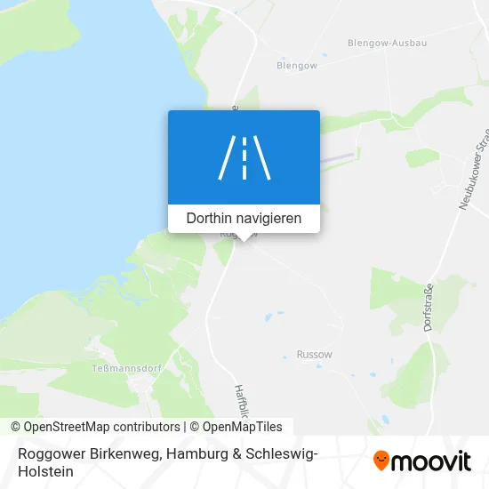 Roggower Birkenweg Karte