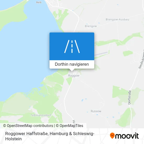 Roggower Haffstraße Karte