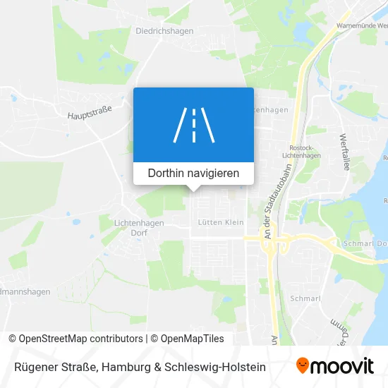 Rügener Straße Karte