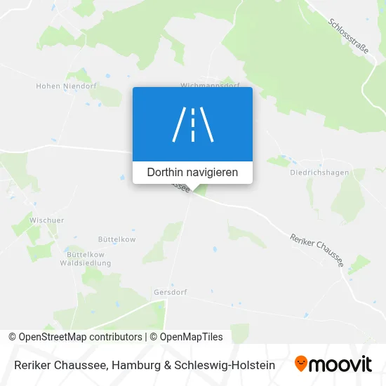 Reriker Chaussee Karte