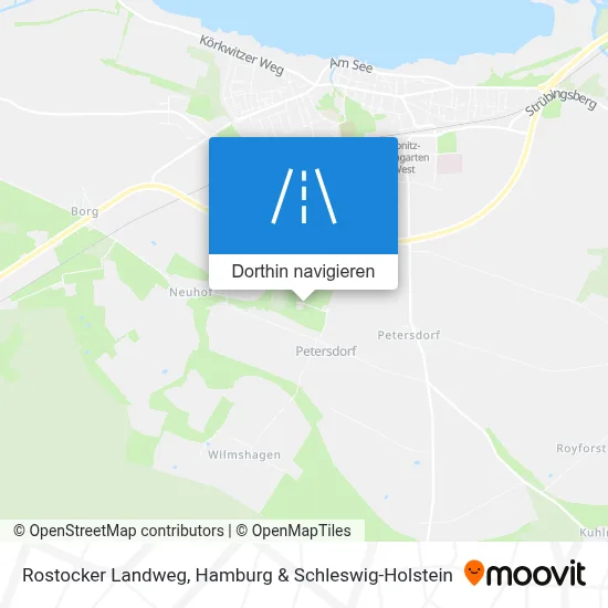 Rostocker Landweg Karte