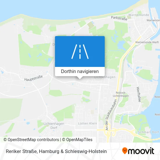 Reriker Straße Karte