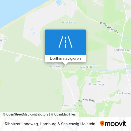 Ribnitzer Landweg Karte