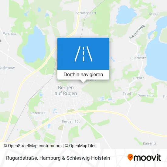 Rugardstraße Karte