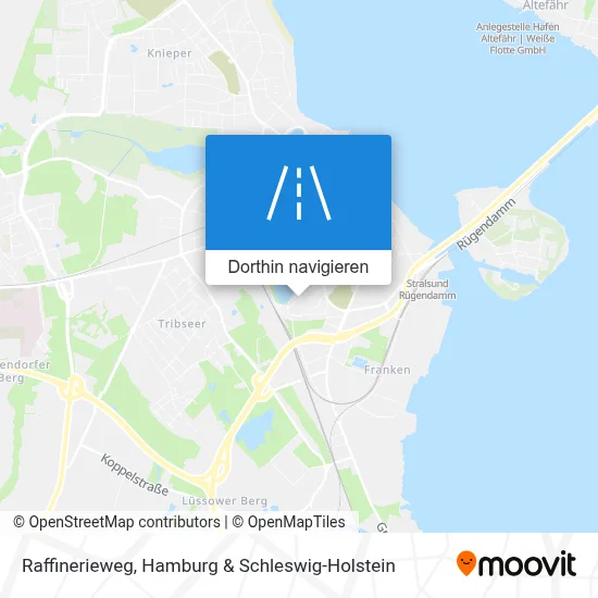 Raffinerieweg Karte