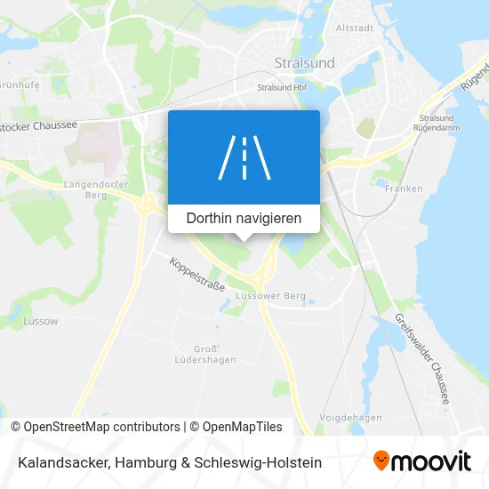 Kalandsacker Karte