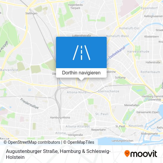 Augustenburger Straße Karte