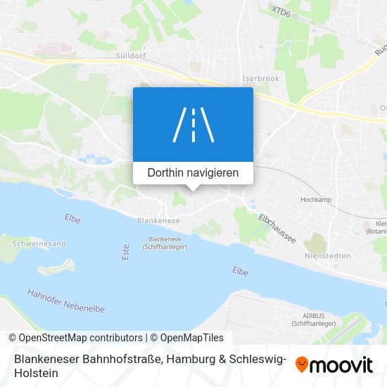 Blankeneser Bahnhofstraße Karte