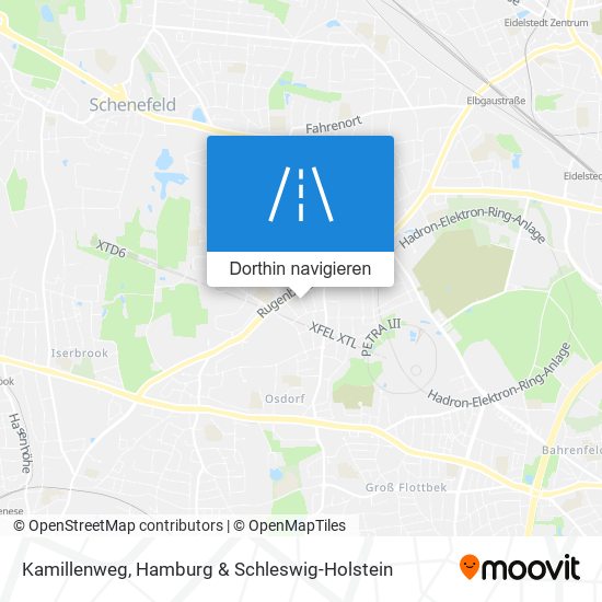 Kamillenweg Karte