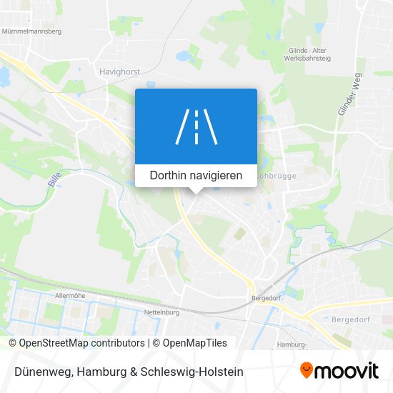 Dünenweg Karte