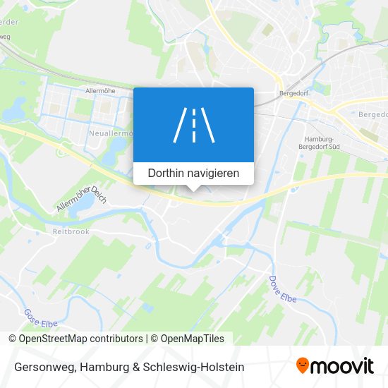 Gersonweg Karte