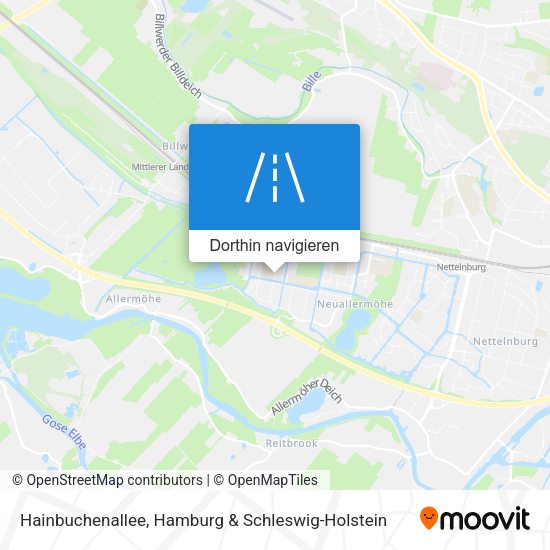 Hainbuchenallee Karte