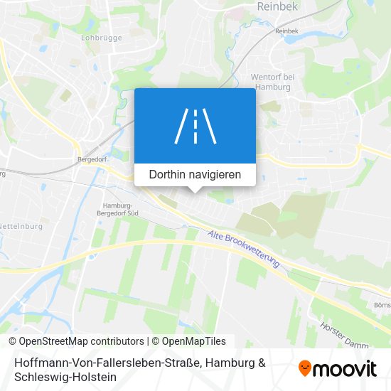 Hoffmann-Von-Fallersleben-Straße Karte
