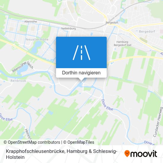 Krapphofschleusenbrücke Karte