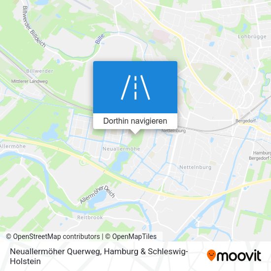 Neuallermöher Querweg Karte