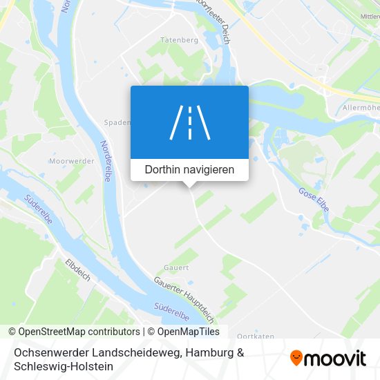 Ochsenwerder Landscheideweg Karte