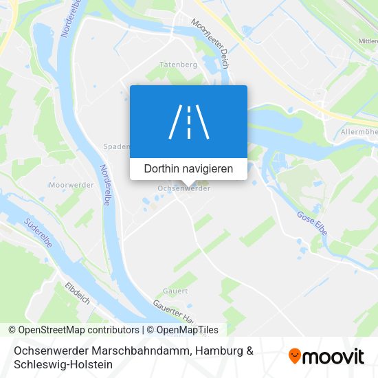 Ochsenwerder Marschbahndamm Karte