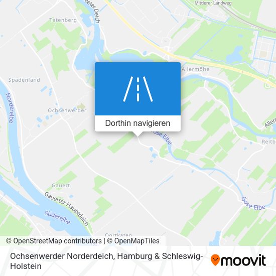 Ochsenwerder Norderdeich Karte